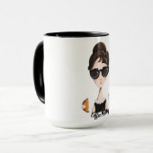 Koffie parels en koffie-Mok Mok (Voorkant links)