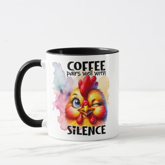 Koffie Past Bij Stilte Mok (Links)