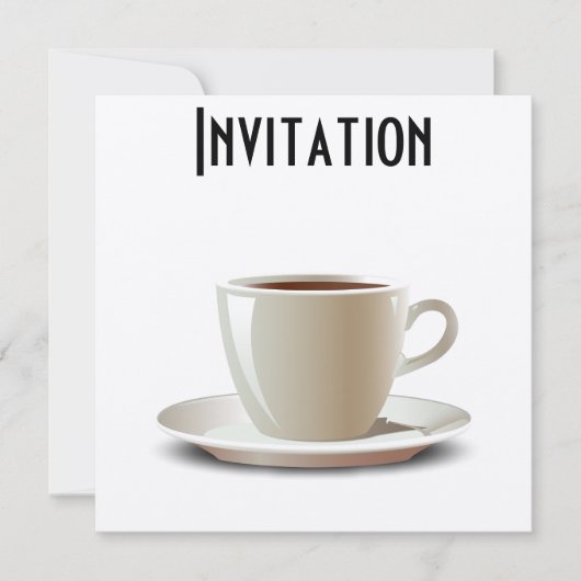 Koffie pauze! kaart (Voorkant)