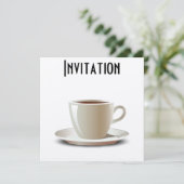 Koffie pauze! kaart (Staand voorkant)