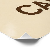 Koffie Perfect Poster (Hoek)