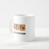 Koffie Periodiek Tafelelement Koffiemok (Voorkant links)