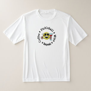 Koffie, Pickleball, Wijn, Herhalen T-shirt
