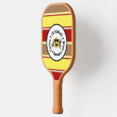 Koffie, Pickleball, Wijn, Pickleball Addict herhal Paddle (Links)