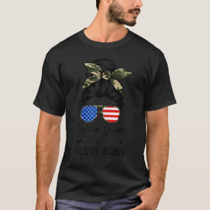 Koffie Pistolen en rommelige broodjes Pistool USA T-shirt