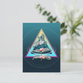 koffie - plant cosmico briefkaart (Staand voorkant)