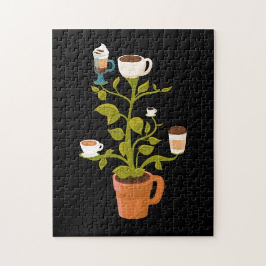 Koffie-Plant Legpuzzel (Verticaal)
