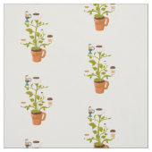 Koffie-Plant Stof (Swatch)
