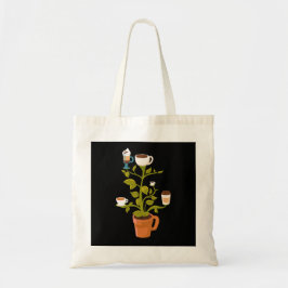 Koffie-Plant Tote Bag