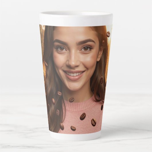 KOFFIE Plezier - Latte Mok (Voorkant)