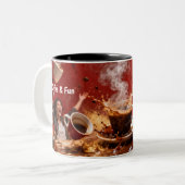 Koffie & Plezier Mok (Voorkant links)