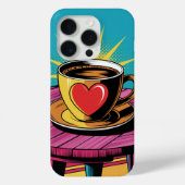 Koffie Pop kunst Case-Mate iPhone Case (Achterkant)