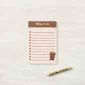 Koffie Post-it® Notes (Op bureau)