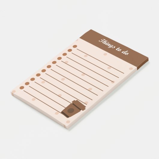 Koffie Post-it® Notes (Schuin)