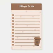 Koffie Post-it® Notes (Voorkant)