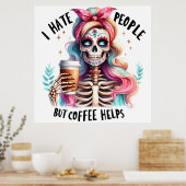 Koffie Poster (Keuken)