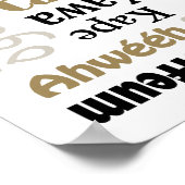 Koffie Poster (Hoek)