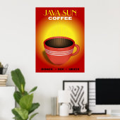 Koffie Poster (Thuiskantoor)