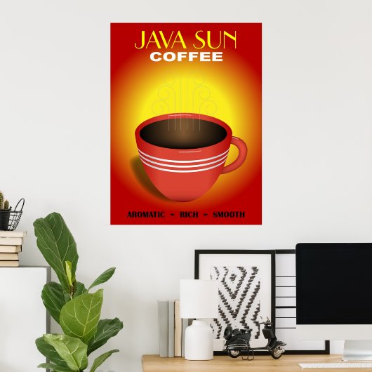 Koffie Poster (Thuiskantoor)