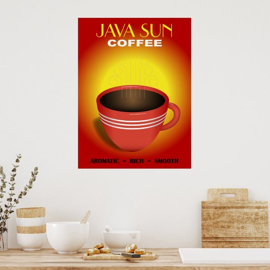Koffie Poster (Keuken)