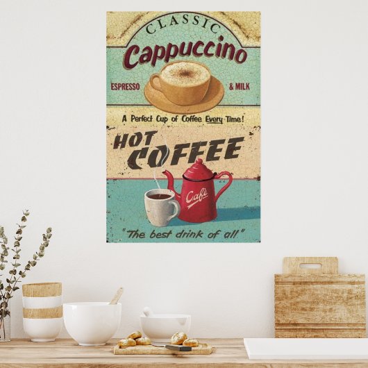  koffie poster (Keuken)