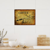  koffie poster (Keuken)