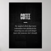 Koffie Poster (Voorkant)