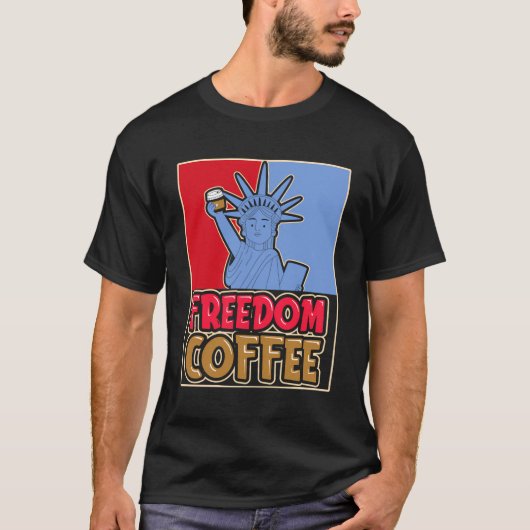 Koffie Poster Cafe Barista Roaster - Coffee 4th of T-shirt (Voorkant)
