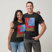 Koffie Poster Cafe Barista Roaster - Coffee 4th of T-shirt (Unisex)