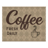 Koffie-Poster Perfect Poster (Voorkant)