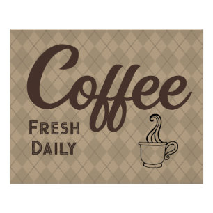 Koffie-Poster Perfect Poster