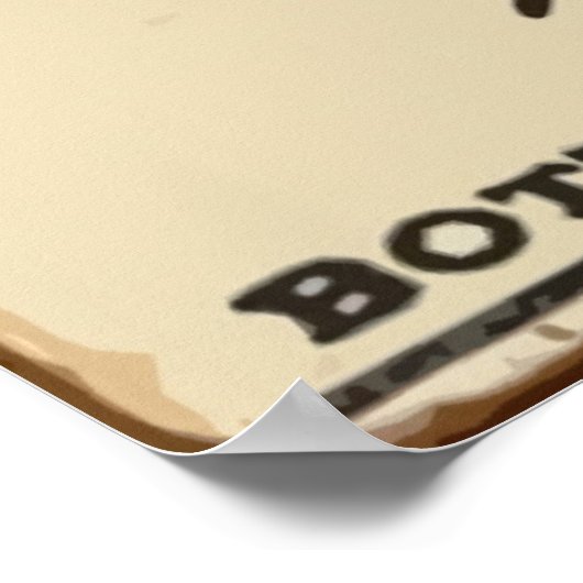  koffie-Poster Poster (Hoek)