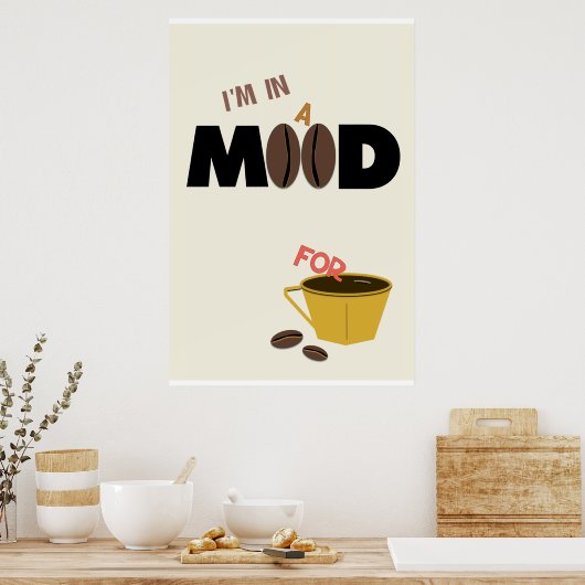 Koffie-poster Poster (Keuken)