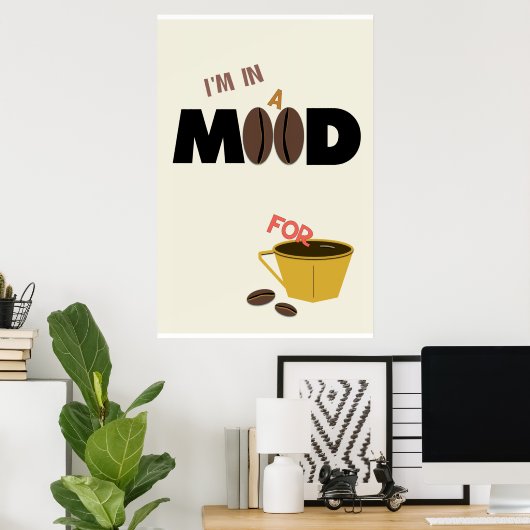 Koffie-poster Poster (Thuiskantoor)