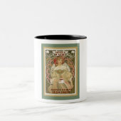  koffie-Poster Tweekleurige Koffiemok (Center)