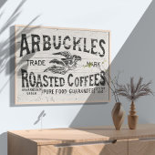  koffie Poster Wall Art of decoupage papier