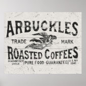  koffie Poster Wall Art of decoupage papier (Voorkant)