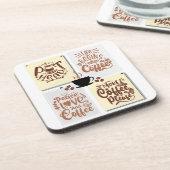 Koffie-Posters Bier Onderzetter (Linkerzijde)