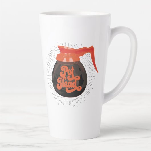 (Koffie) Pot Head Latte Mok (Rechts)