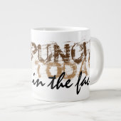 Koffie. Punch Today in the Face. Grote Koffiekop (Voorkant rechts)