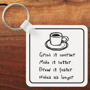 Koffie-Punk Sleutelhanger