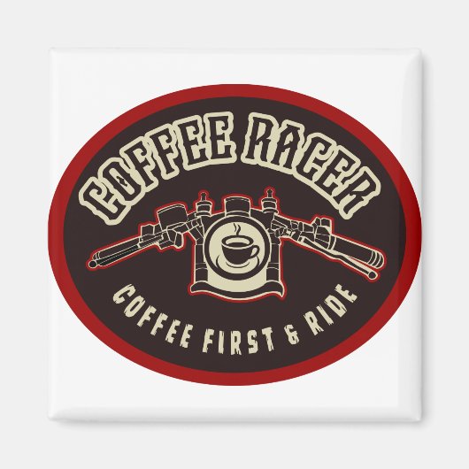 KOFFIE RACER 2 MAGNEET (Voorkant)