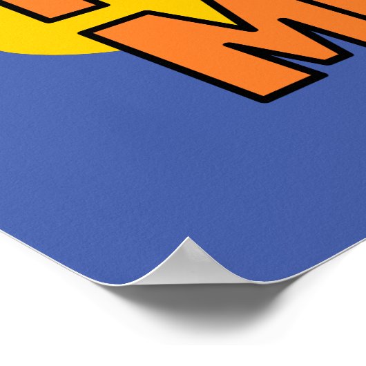 Koffie rechtsweg | Kawaii | Funny Cat Poster (Hoek)