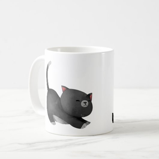 Koffie rechtsweg koffiemok (Voorkant links)