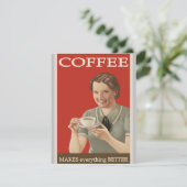  koffie-reclame (Staand voorkant)