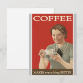  koffie-reclame (Voorkant / Achterkant)