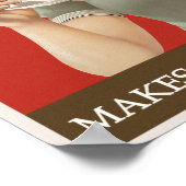  koffie-reclame "Alles beter" Poster (Hoek)