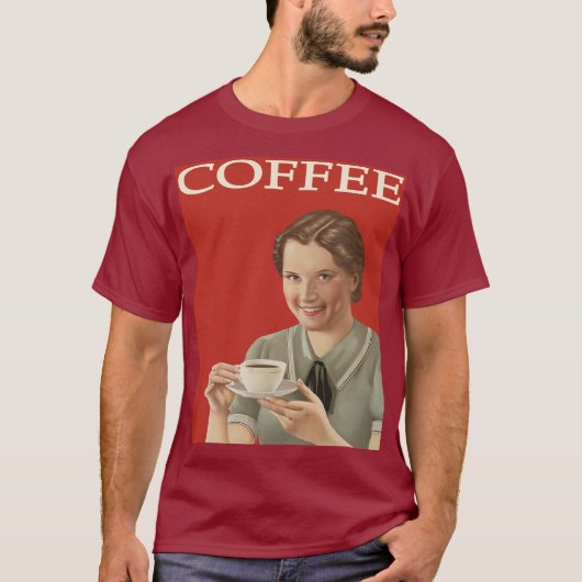  koffie-reclame "Alles beter" T-shirt (Voorkant)