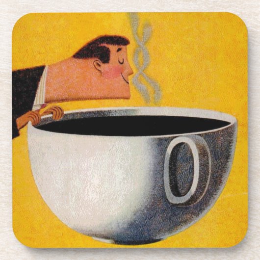 koffie-reclame bier onderzetter (Voorkant)