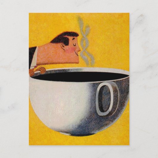  koffie-reclame briefkaart (Voorkant)